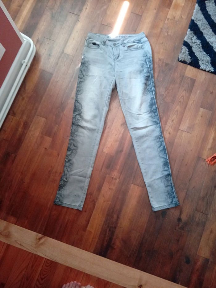 Jean a motifs femme
