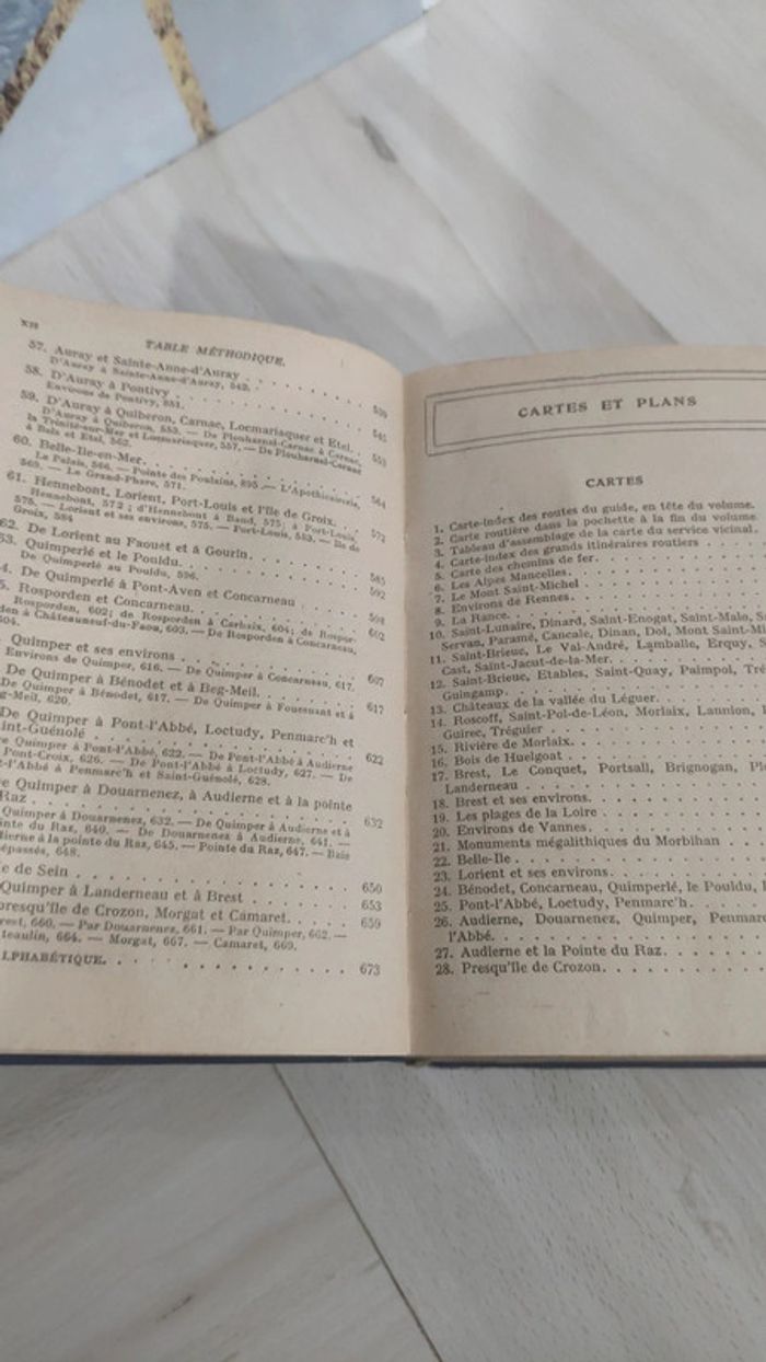 Ancien guide bleu Bretagne chemins de fer et route 1924 - photo numéro 14