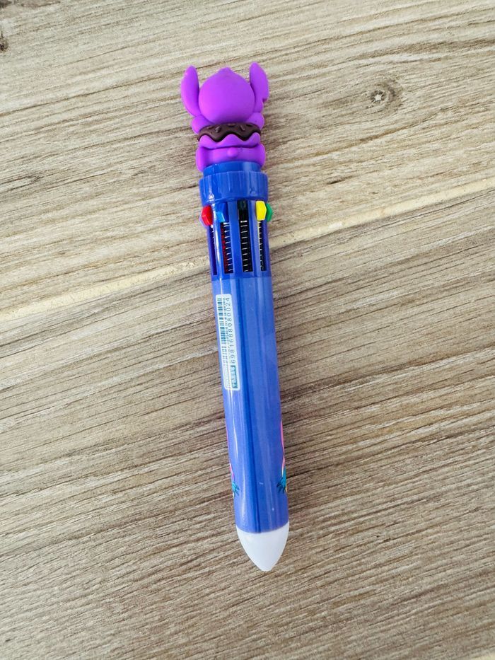 Stylo stitch 10 couleurs neuf - photo numéro 2