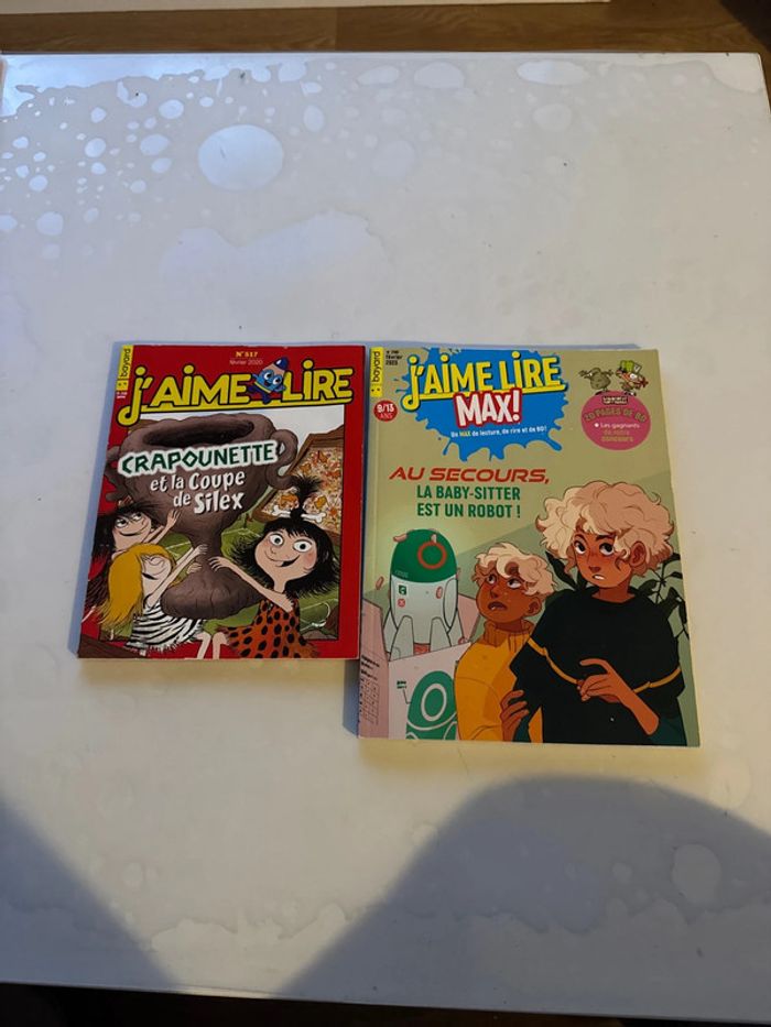 Lot de 2 Livres pour enfants jaime lire