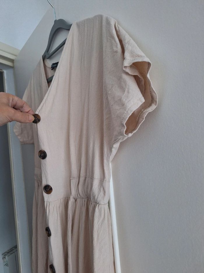 Très belle robe beige taille S Simplee - photo numéro 5