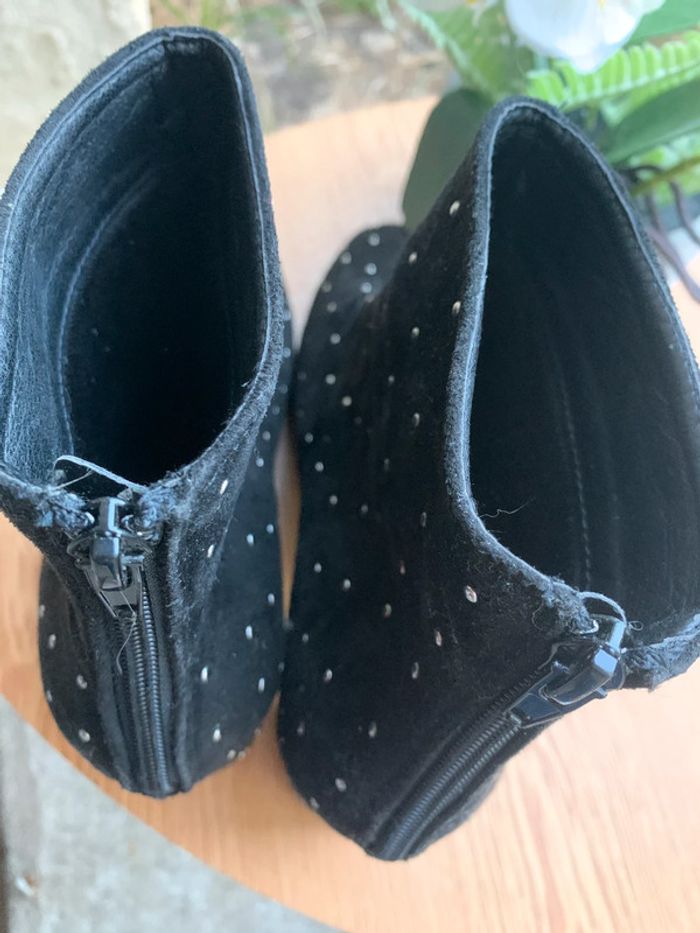 Bottines Collection IRL taille 41 talon 7,5 cm noir avec point argent - photo numéro 7