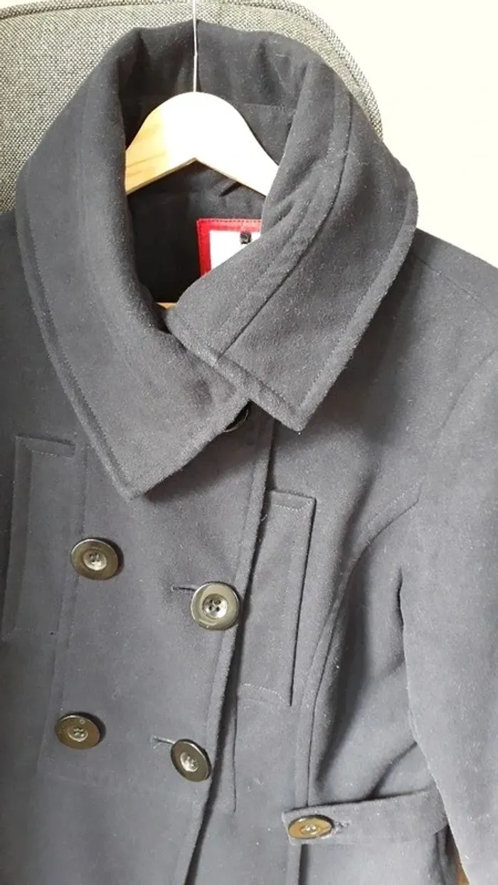 manteau bleu marine - photo numéro 2