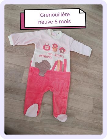 Grenouillère neuve 6 mois