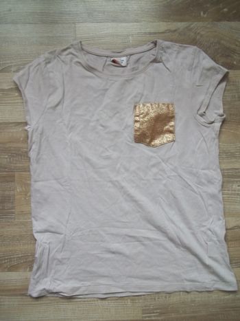 T-shirt poche dorée TàO (1) 12 ans/152 cm