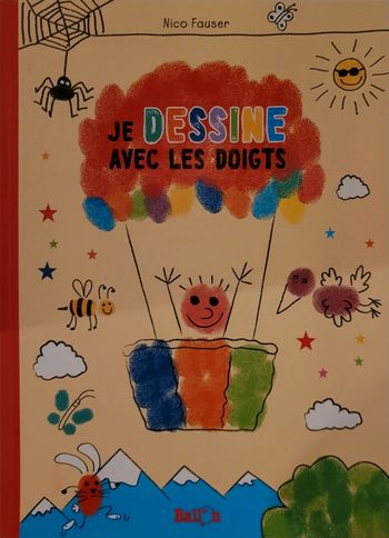 Livre: je dessine avec les doigts