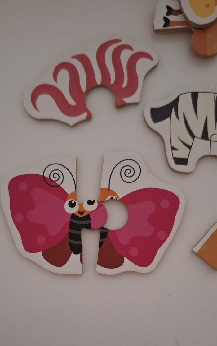 Puzzles animaux cartonnés - photo numéro 2