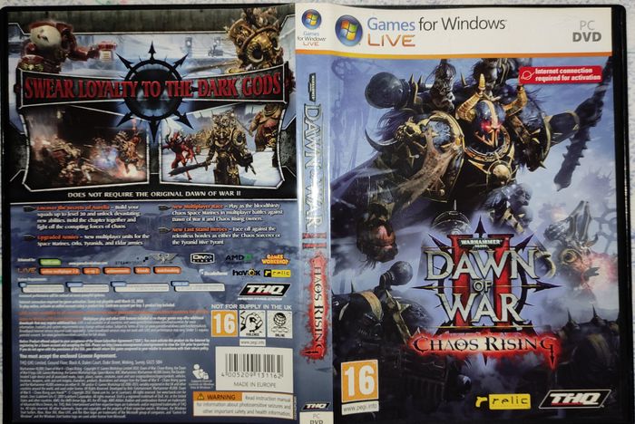 Jeu PC Dawn of war 2: chaos rising