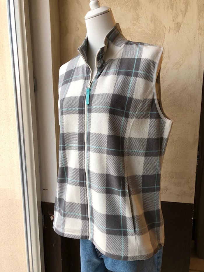 Gilet sans manches polaire à carreaux Made for life XL - photo numéro 6