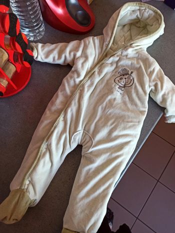 Combinaison bien chaude 12 mois mixte