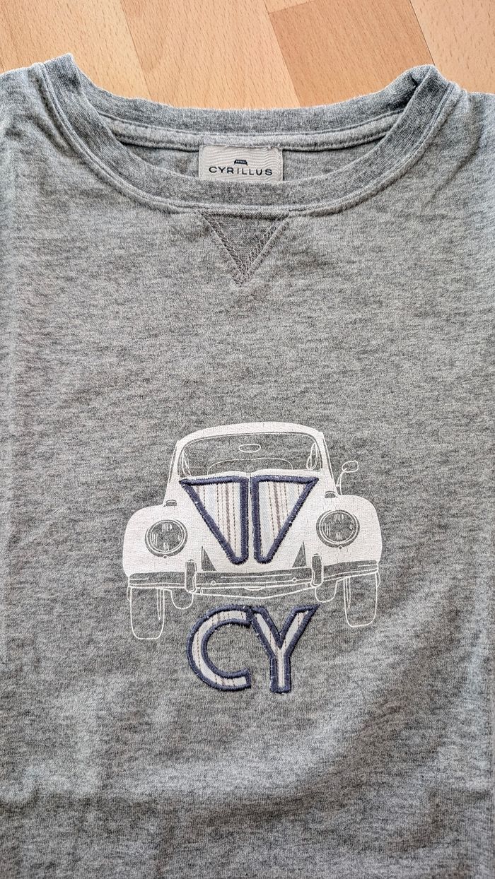 Pyjama gris Cyrillus TBE 14 ans - photo numéro 3