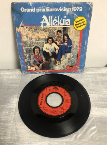 Vinyle 45 tours-Milk and Honey-Alleluia