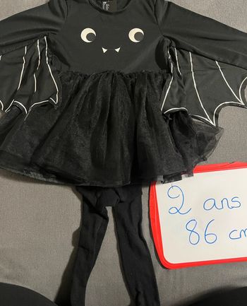 Déguisement H&M chauve souris 2 ans