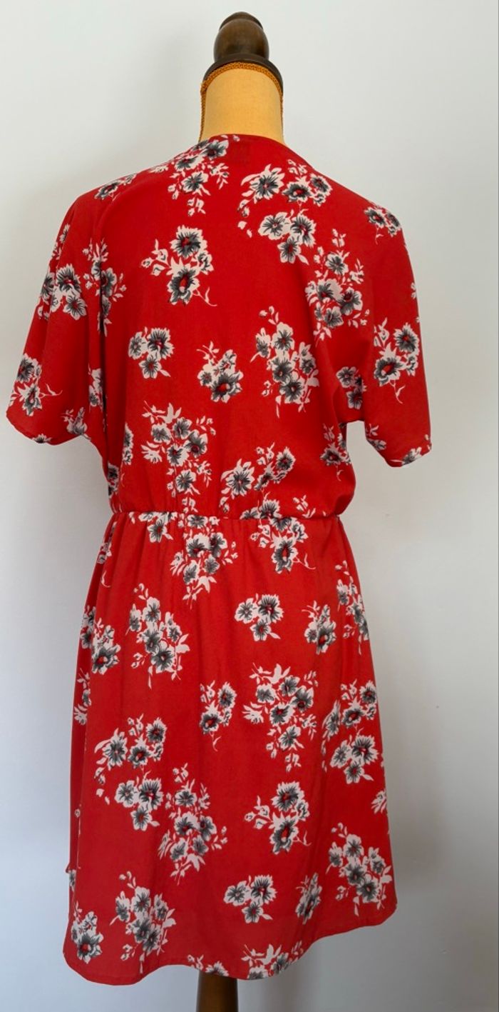 Robe fleurie rouge - photo numéro 3