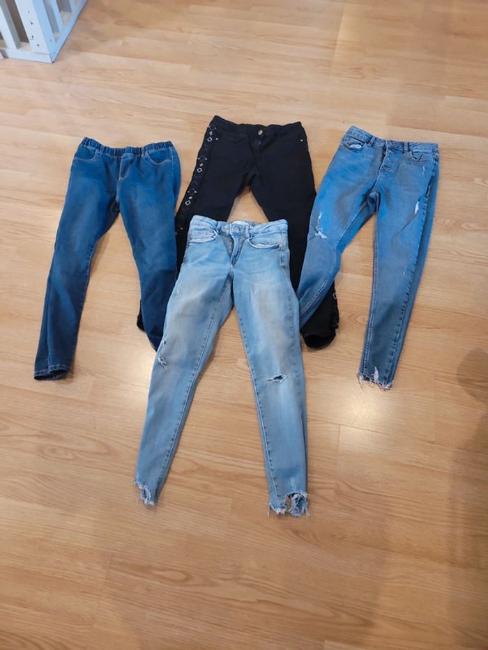 Lot de 4 jeans 12 ans - photo numéro 7