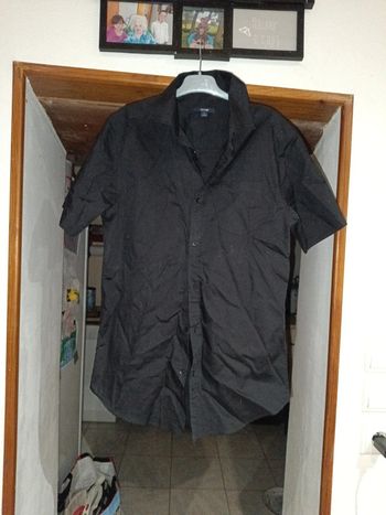 Chemise noire MC T37-38