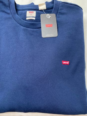 Sweat Pull standard bleu marine neuf 2XL Levis
