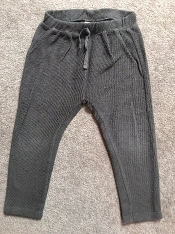 Pantalon fille gris anthracite Zara 2-3 ans