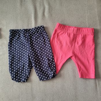 Lot de 2 corsaires bébé fille 6 mois