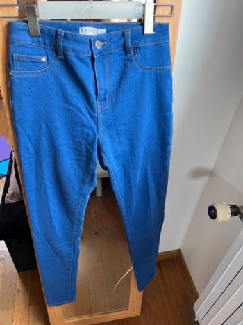Jean taille haute skinny 38