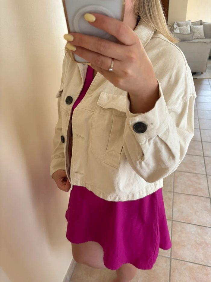 Veste beige - Femme - 38/M - photo numéro 3
