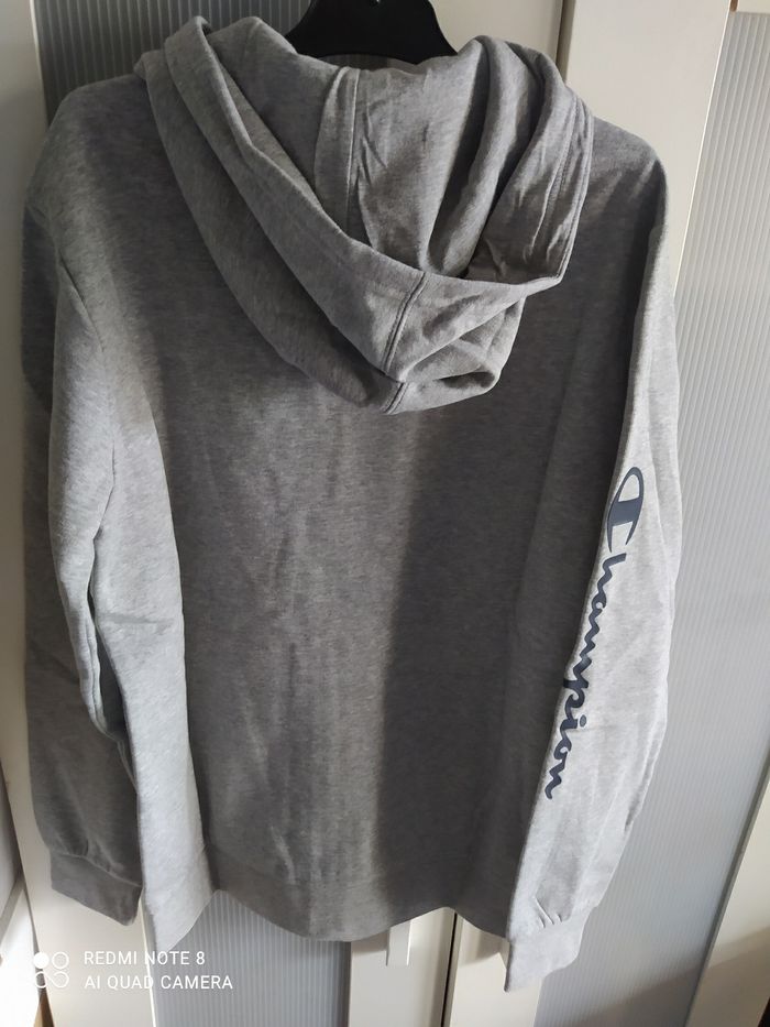 Sweat zippé molletonné taille 13/14ans neuf champion - photo numéro 2