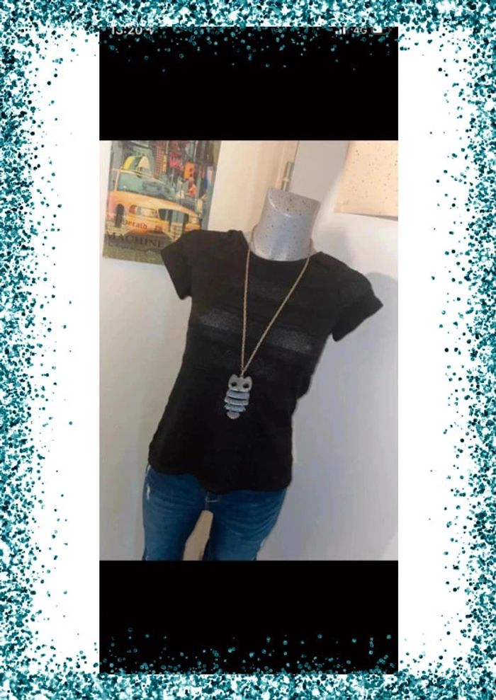 Superbe haut manches courtes