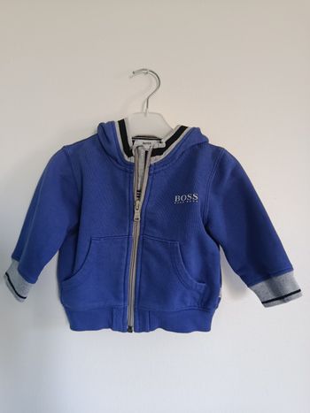 Sweat zippé à capuche Hugo Boss