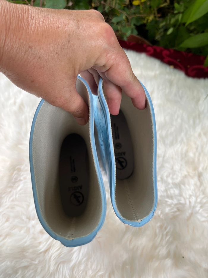 Botte Aigle femme t 38 bleu ciel - photo numéro 3