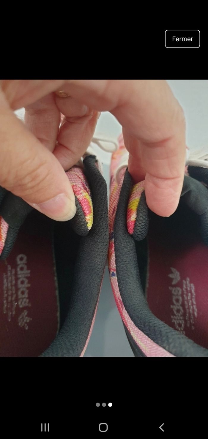 baskets Adidas Femme parfait état - photo numéro 3