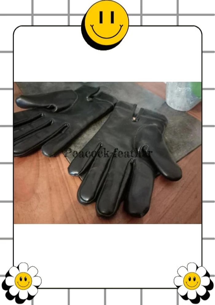 Gants homme noirs - photo numéro 6