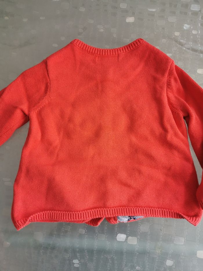 Gilet bébé corail - photo numéro 2