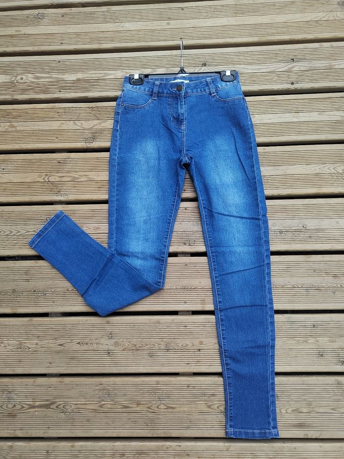 Jean Bleu Femme – Taille 34 / XS – Très Bon État – Gémo