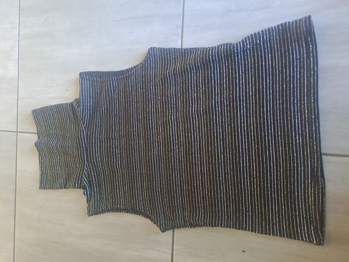 Top léger brillant à col roulé Lili Mercredi sans taille - photo numéro 5