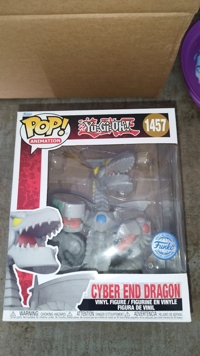 Figurine Yu Gi oH Funko pop Cyber end Dragon figure rare YGH