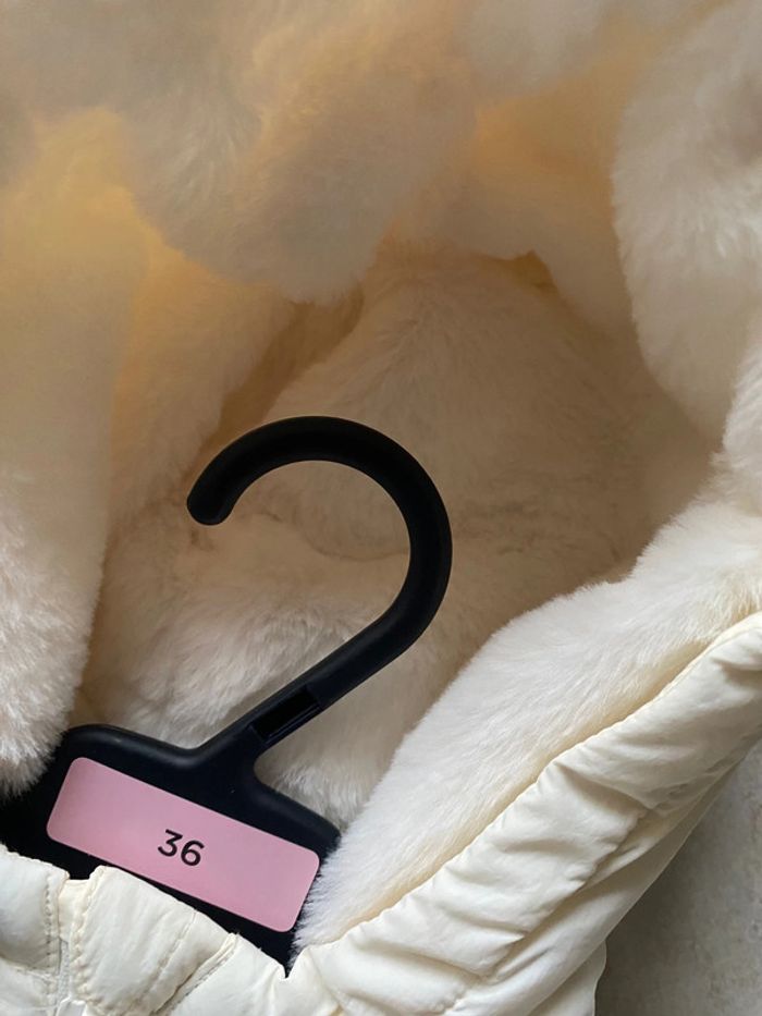 Veste doudoune crème fille 36 mois Tex - photo numéro 5