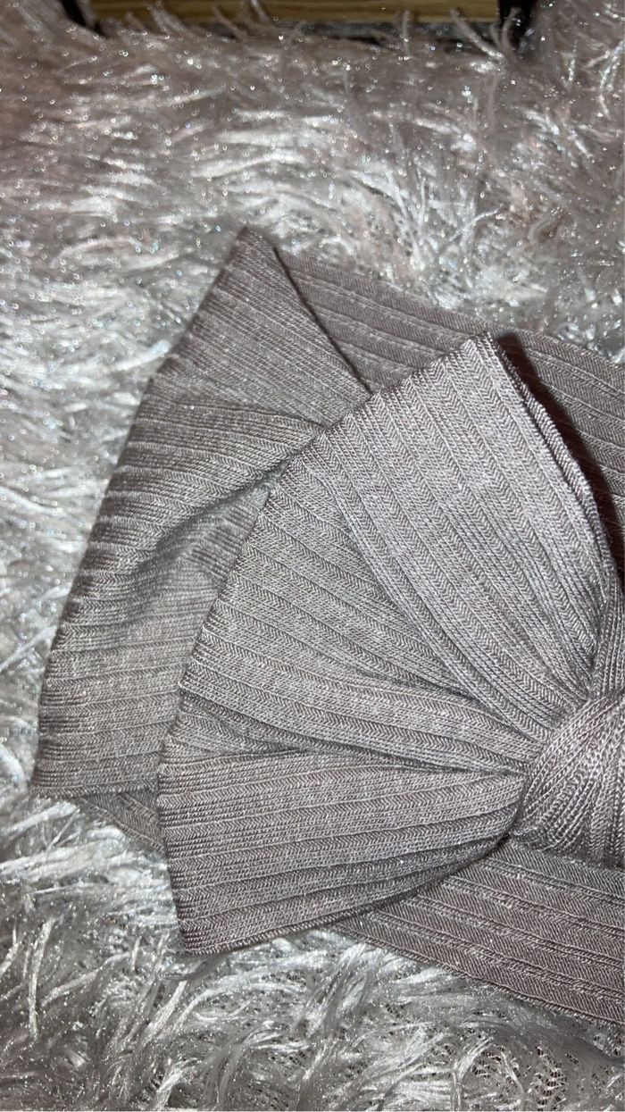 Bandeau bébé gris clair - photo numéro 2