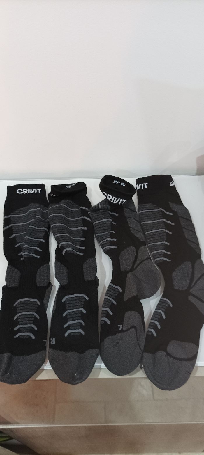 Chaussettes ski lot de 2