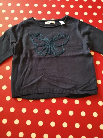 Pull léger Okaïdi bleu marine