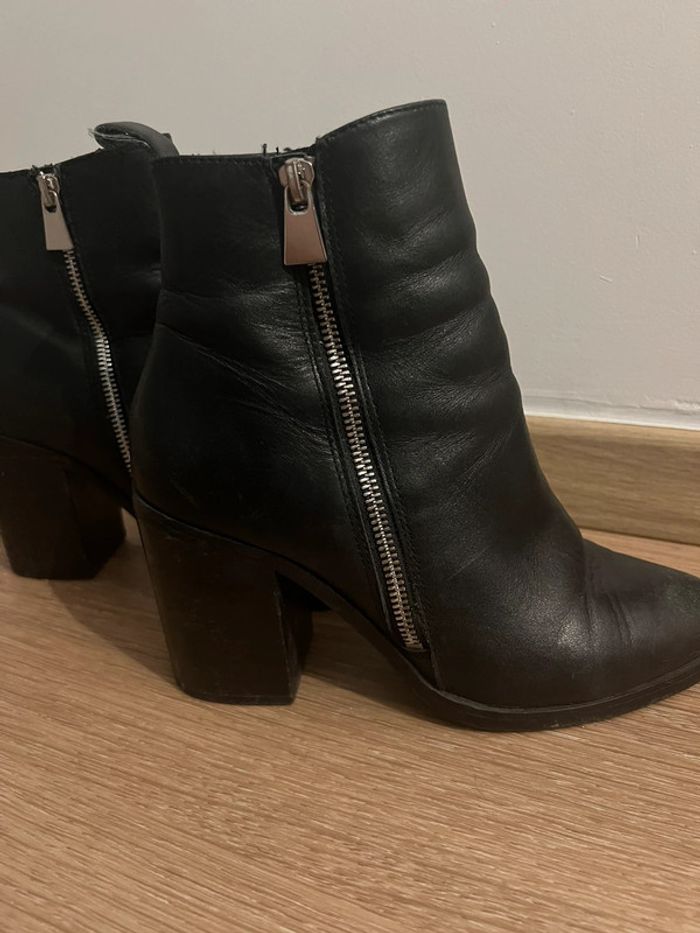 Bottines noires à talons Steve Madden - photo numéro 2