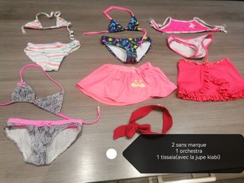 4 maillots de bain 3ans