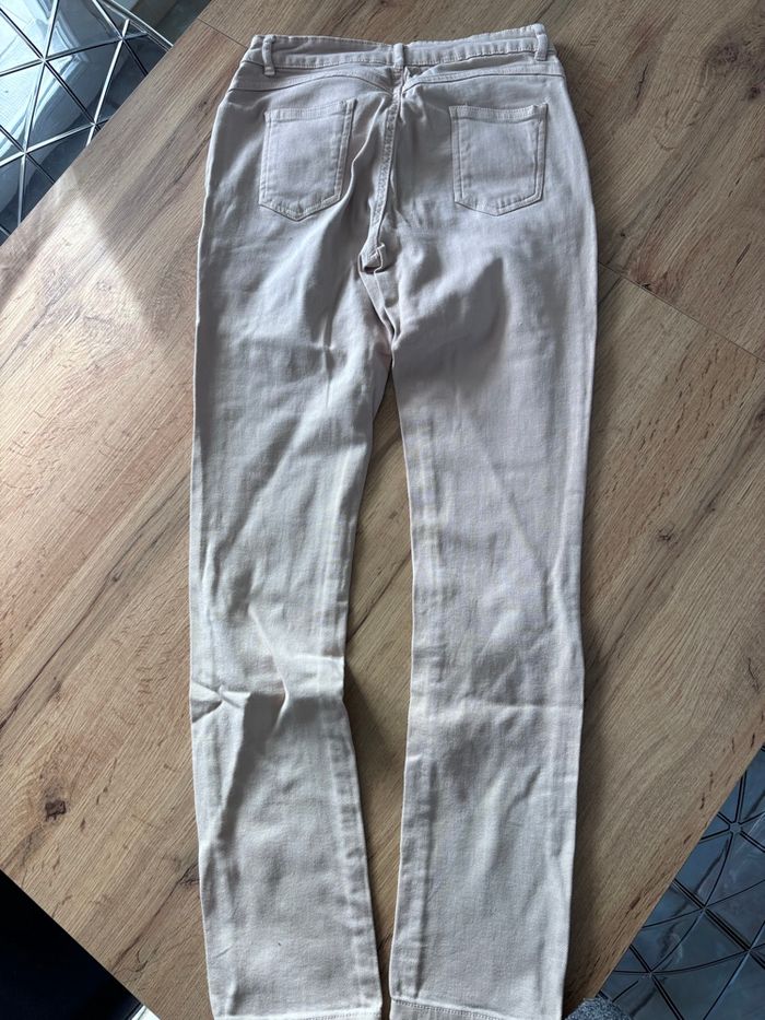 Jean slim, rose poudré taille 38 Kiabi - photo numéro 3