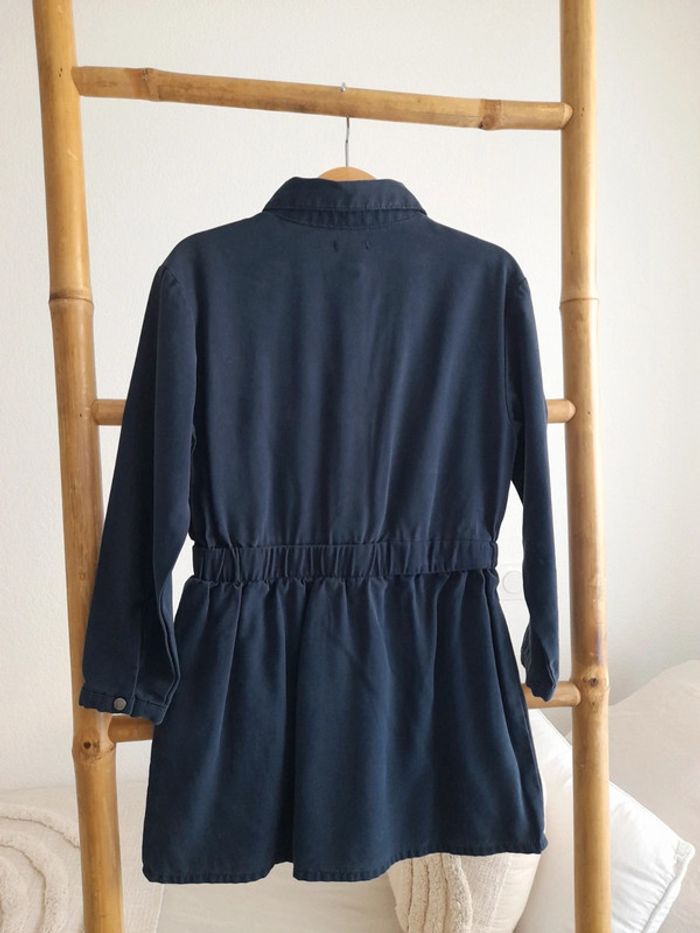 Robe chemise bleu marine 6 ans - photo numéro 2