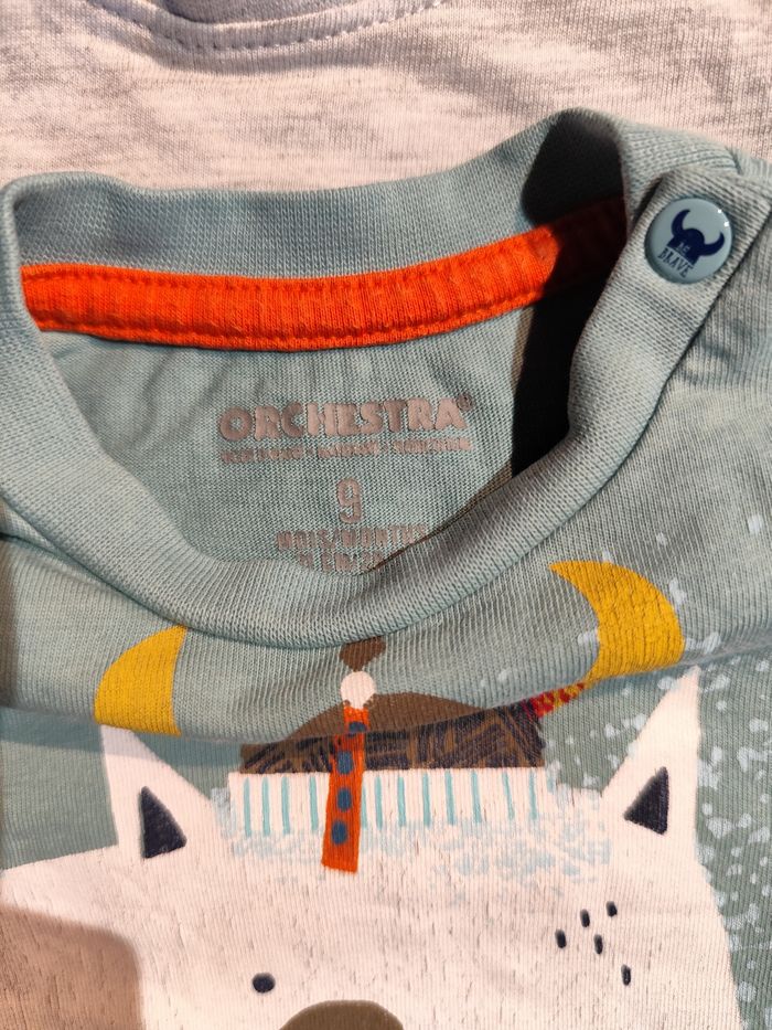 Lot de 6 t-shirts manches longues garçon taille 9 mois - photo numéro 4