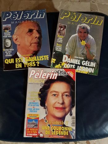 Lots de 3 magazines Pèlerin