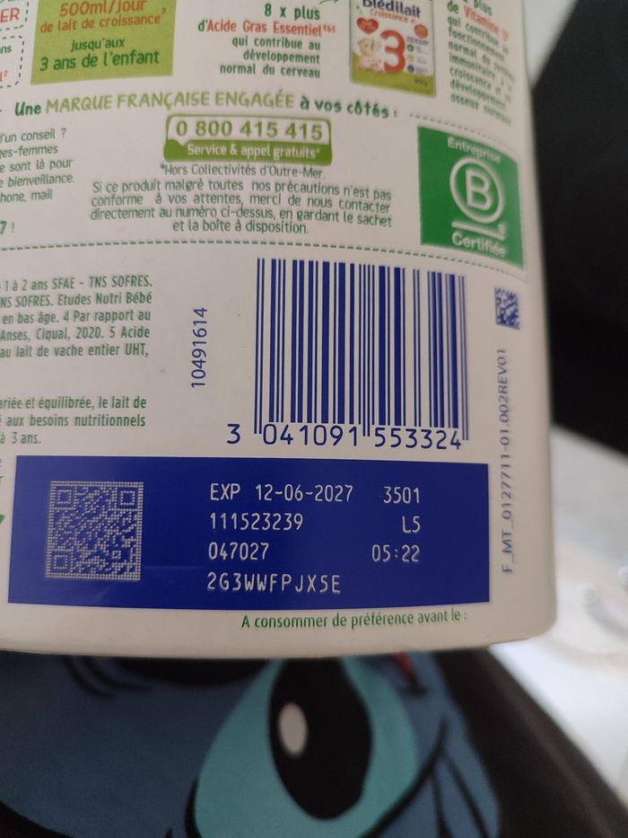 Lait en poudre bledina - photo numéro 4