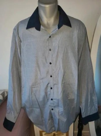 👔 Chemise Giorgio Morello bleu – Taille 45/46 – Très bon état