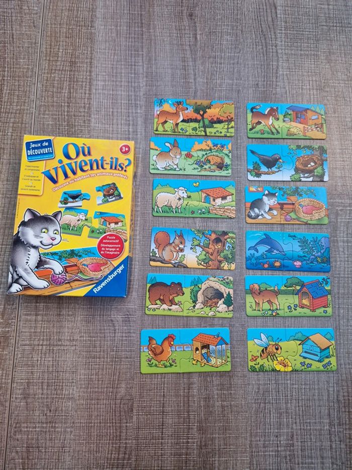 Jeu de découverte Où vivent-ils ? Ravensburger