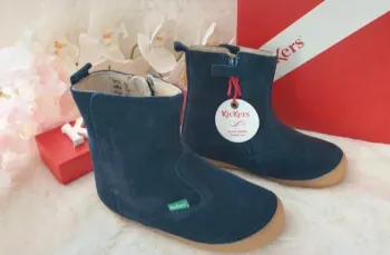 Bottes Bottines Cuir Zip 1er pas 👣 Semelle flexible Kickers T22