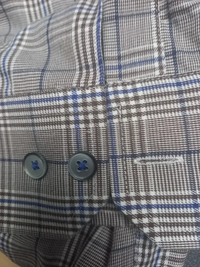Chemise homme Eterna "excellent blue ligne" - photo numéro 5